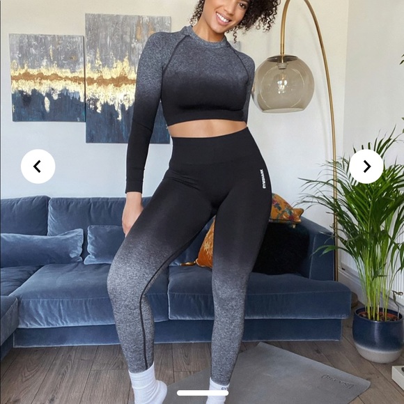 SOLD GYMSHARK ADAPT OMBRE SEAMLESS LEGGINGS - Picture 5 of 5